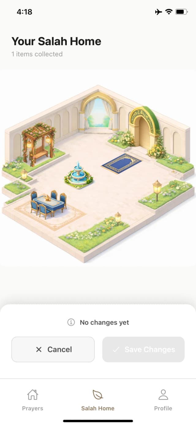 Salah Home virtual home screen